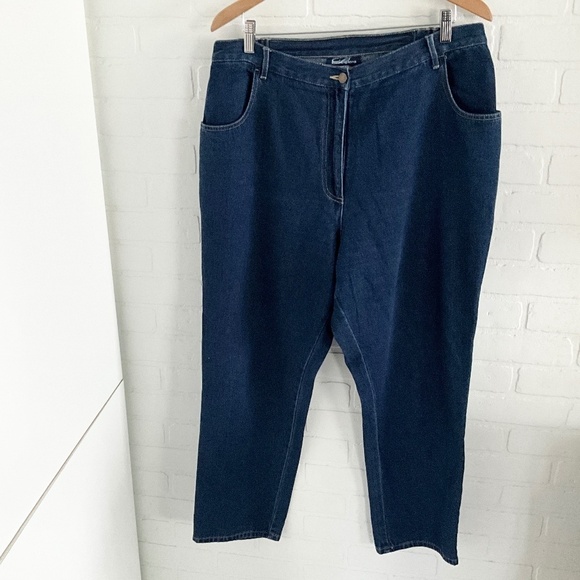 Penningtons Denim Jeans 100% Cotton Extra High Rise Skinny Mid Wash Blue Sz 16 - Picture 2 of 11